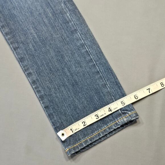 Old Navy The Sweetheart Blue Jeans Stretch Y2k Grunge Skinny Denim Womens Size 0 - Picture 11 of 11